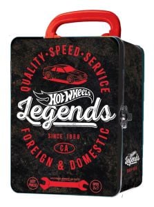 Vintage Hot Wheels Tin Car Storage Case BLK