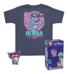 Pocket Pop! & Tee - Disney - Summer Stitch - S