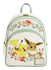 Loungefly - Pokemon Pikachu&Eevee Floral Mini Backpack