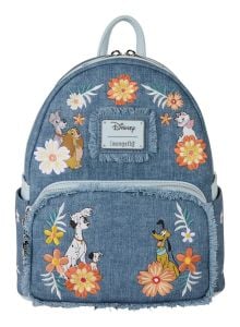 Loungefly - Dogs & Cats Faux Denim Mini Bkpk